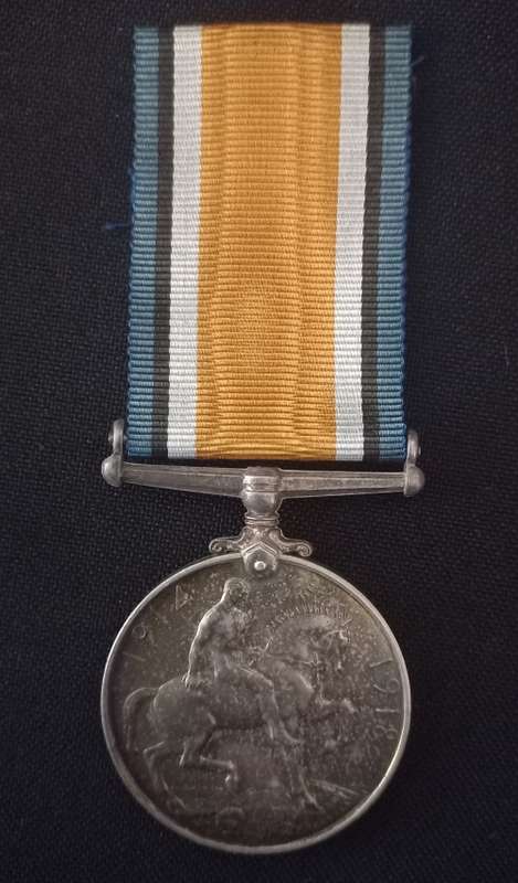 WW1 BRITISH WAR MEDAL Awarded To PTE. C.K.M. KILLEN RHOD. 1ST. S.A.I. BGDE Prisoner Of WAR