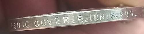 Territorial Efficiency Set Of Medals Full Sized And Miniature