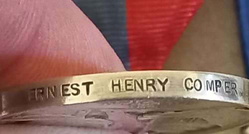 WW1 Trio Medal Group To 920229 GNR. H.E. COMPER. R.A. ( Awarded The IMPERIAL SERVICE MEDAL )