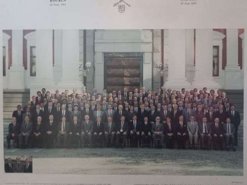 29 Famed Original Photo`s And 3 Documents Framed National Party 1991 And More From Raadslid Bornman