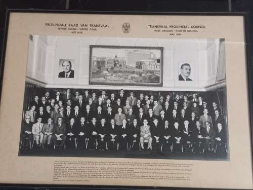 29 Famed Original Photo`s And 3 Documents Framed National Party 1991 And More From Raadslid Bornman