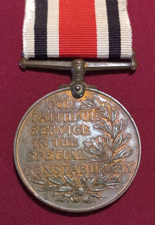 For Faithful Service In The Special Constabulatry  Awarded To CHARLES W. GRAHAM.  Full Size Bronze