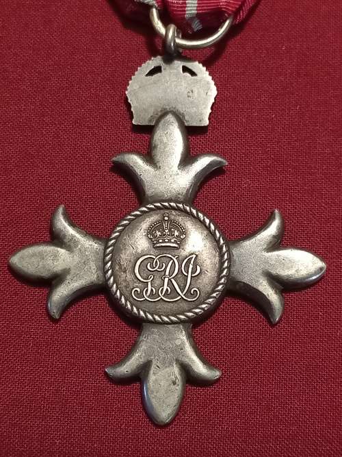 Member of the British Empire MBE Full Size