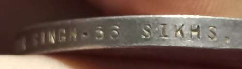 1909 India General Service Medal WAZIRISTAN 1919 - 1921 Clasp  4958 SEPOY GURBACHAN SINGH. 36 SIKHS