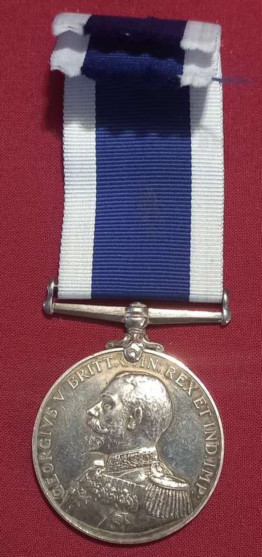 Royal Naval Long Service And Good Conduct Medal To: 283434. D.S. STUBBINGTON, S.P.O. H.M.S. BLAKE.