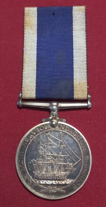 Royal Naval Long Service And Good Conduct Medal To: R.M.A. 10235 H. VASE. GNR. R.M.A.