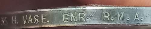 Royal Naval Long Service And Good Conduct Medal To: R.M.A. 10235 H. VASE. GNR. R.M.A.