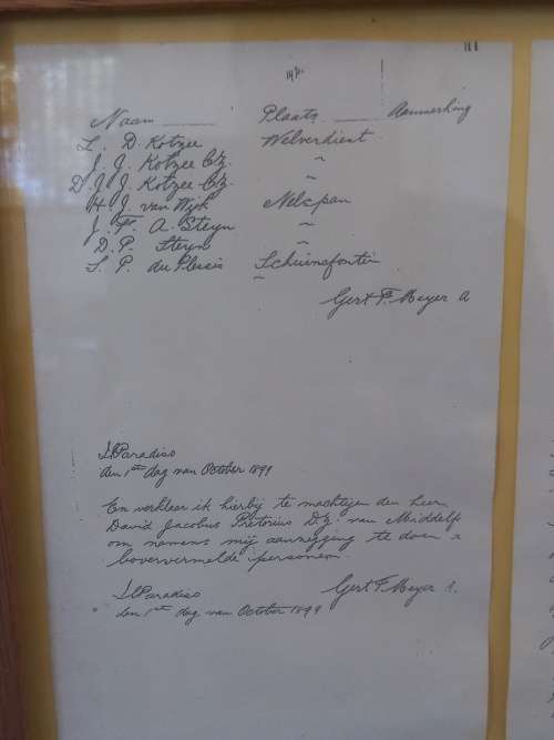Father And Son Collection ----POW -- BURG. HENDRIK PETRUS DE BRUIJN and AO1 HENDRIK PETRUS DE BRUIJN