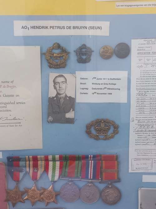 Father And Son Collection ----POW -- BURG. HENDRIK PETRUS DE BRUIJN and AO1 HENDRIK PETRUS DE BRUIJN