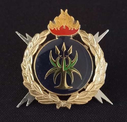 SAPS Bomb Disposal Proficiency Breast Badge      Size: 51 x 51mm                 X2