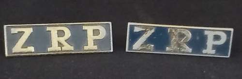 Zimbabwe Republic Police Shoulder Titles                   T8