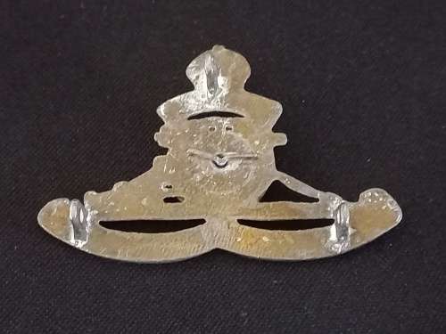 South African Artillery Cap Badge Loos Wheel            X12