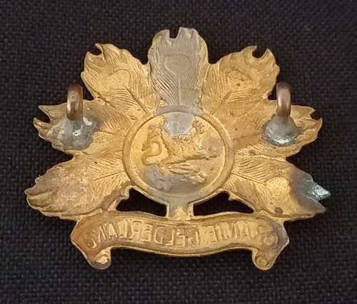 Infantry Regiment Oranje Gelderland Collar Badge   Size: 35 x 40mm              X48