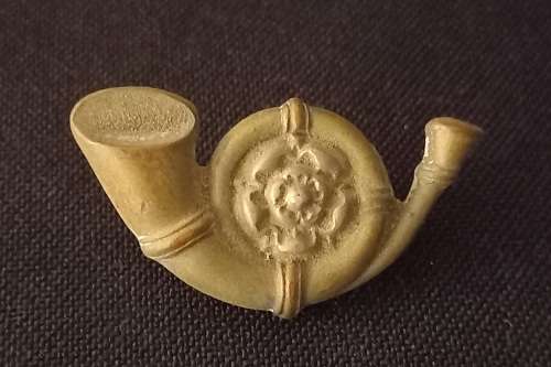 Kings Own Yorkshire Light Infantry Collar Badge                 X90