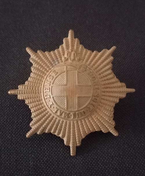 Great War Coldstream Guards Cap Badge      ( Makers Mark FIRMIN )         X92