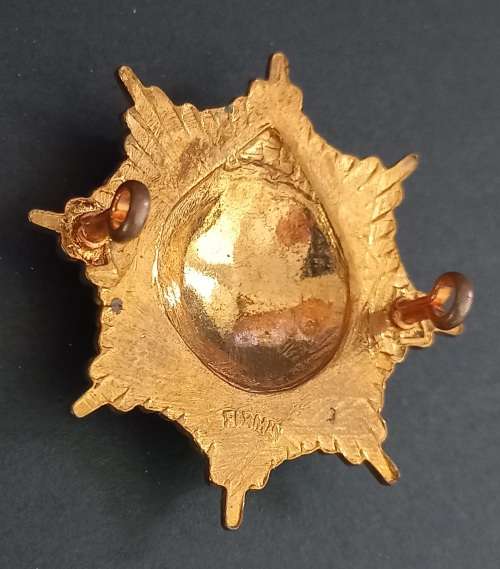 Great War Coldstream Guards Cap Badge      ( Makers Mark FIRMIN )         X92