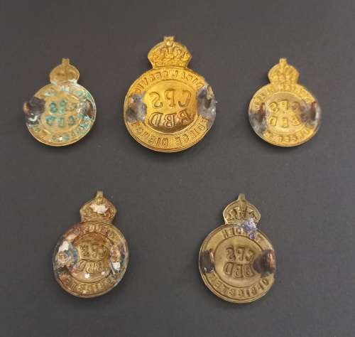 CPS / BBD Mediese Dienste Cap Badge + Opsigter And Burger Wag Collar Badges  (Note 1 No Lugs)   X109