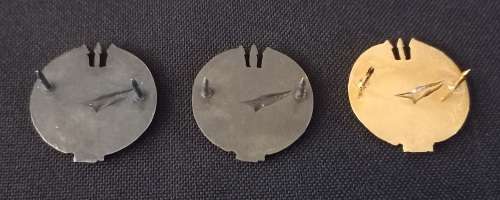 Recce Attack Diver Qualification Mess Dress Badges Class 1 and Class 2 + Gold ( Gold Not Issued )