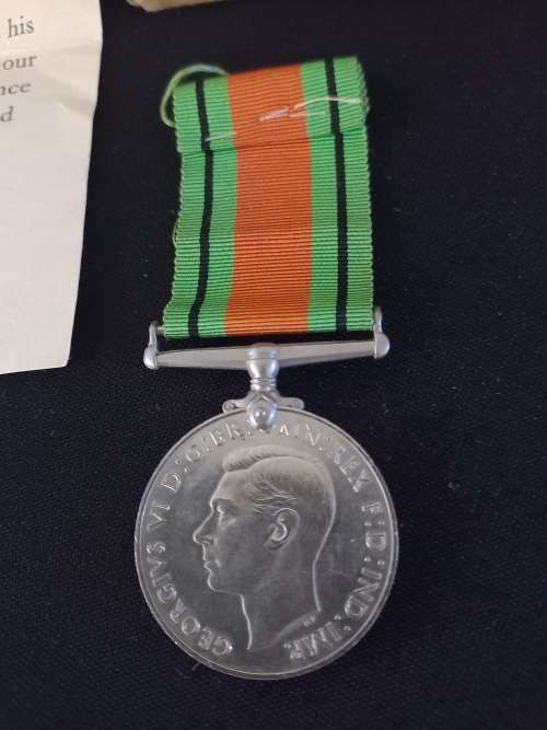 Defence Medal 1939 - 1945 Issued To: Miss F.A. Cooper  ( Medal Unnamed On Rim )             X130