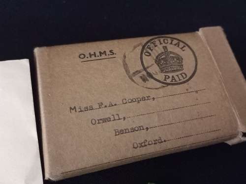 Defence Medal 1939 - 1945 Issued To: Miss F.A. Cooper  ( Medal Unnamed On Rim )             X130