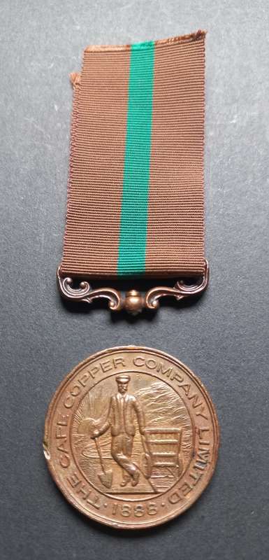 Defence Of O`OKIEP   Medal  Awarded To: J. JOSEPH. ( Please Note Suspender Is Broken Off )