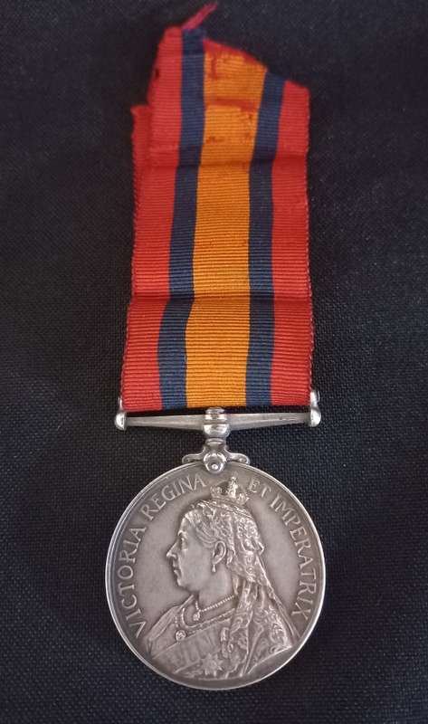 Boer War QSA Medal Awarded To: NURSING SISTER F.E. CROSS.  1901.