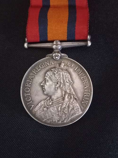 Boer War QSA Medal Awarded To: NURSING SISTER F.E. CROSS.  1901.