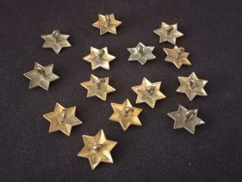 Devises Wron On Military Ribbons Bronze Service Stars  ` One Bid For The Lot `         X160
