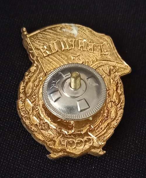 Soviet guards Badge   Size: 45 x 35mm  ( Note Condition )                X181
