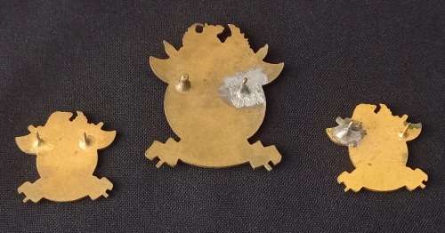 SA. Civil Defence / Gereed Repaired Cap & Collar Badges ( Note 2 Pins Repaired ) X185