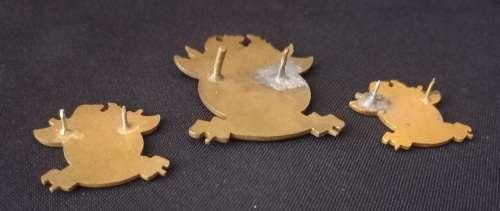 SA. Civil Defence / Gereed Repaired Cap & Collar Badges ( Note 2 Pins Repaired ) X185