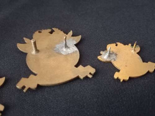 SA. Civil Defence / Gereed Repaired Cap & Collar Badges ( Note 2 Pins Repaired ) X185