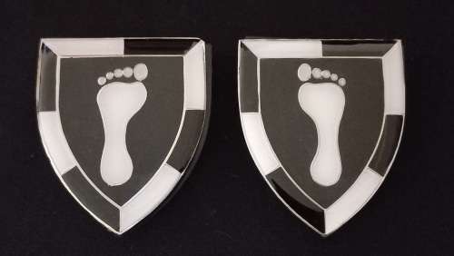 1 SWA Specialist Unit Shoulder Flashes Pair With Backing ( All Pins )                  F3