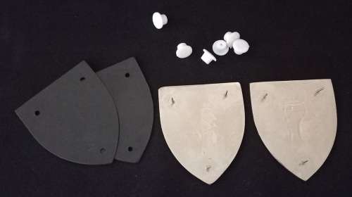 1 SWA Specialist Unit Shoulder Flashes Pair With Backing ( All Pins )                  F3