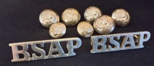 Rhodesia BSAP Insignia      `` ONE Bid For The LOT ``                    X209