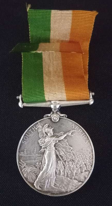 Boer War King`s South Africa Medal Awarded To   1089CPL. J.S. CUSSANS COL: LT HORSE          No.1