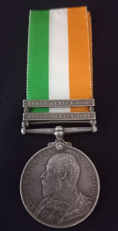 Boer War King`s South Africa Medal Awarded To 2313 LCPL. A.E. SMITH. R.E.   No.5