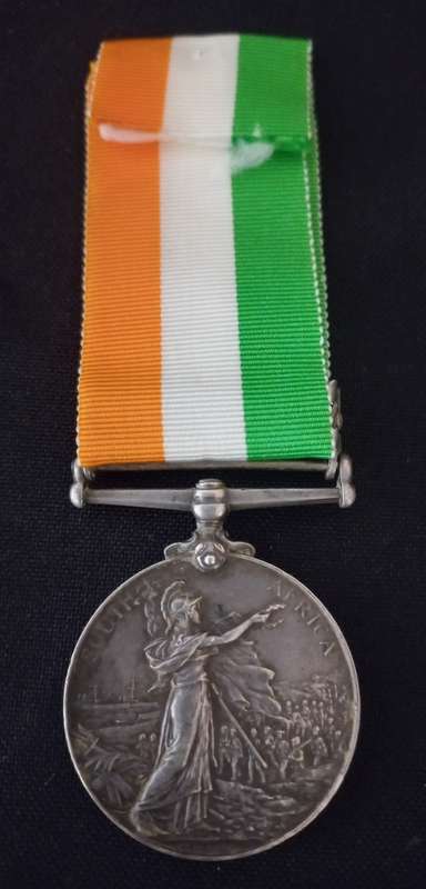 Boer War King`s South Africa Medal Awarded To 2313 LCPL. A.E. SMITH. R.E.   No.5