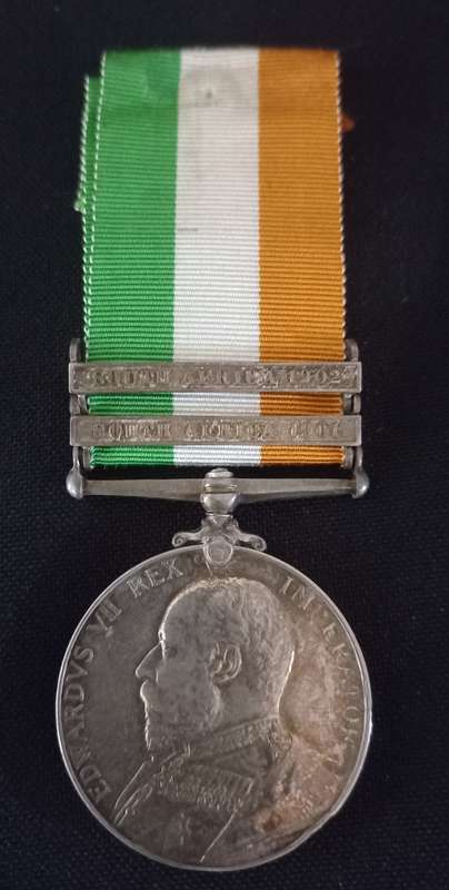 Boer War King`s South Africa Medal Awarded To 5924 PTE. N. SINNOTT. RL: IRISH REGI    No.8