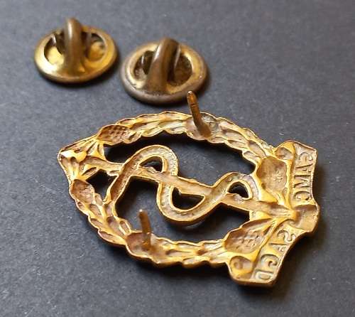 SA. Medical Corps Collar Badge                   F19