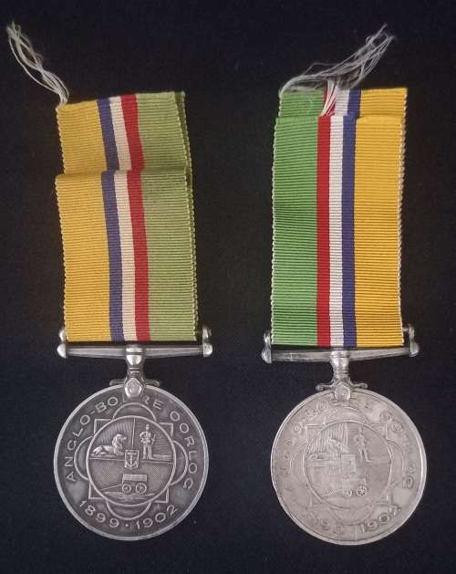 Boer War ABO Medals Awarded To BURGER AA. SCHEURKOGEL & O.J SCHEURKOGEL         No. 1 & 2