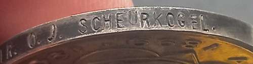 Boer War ABO Medals Awarded To BURGER AA. SCHEURKOGEL & O.J SCHEURKOGEL         No. 1 & 2