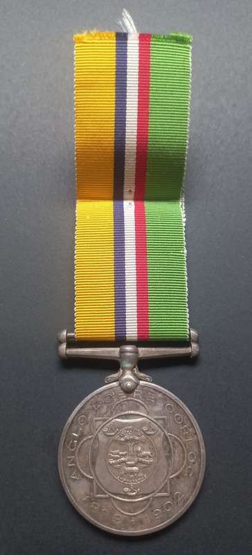 Boer War - ABO Medal Awarded To  BURGER J.C. POTGIETER                No.5