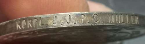 Boer War - ABO Medal Awarded To KORPL.J.J.P.C. MULLER                  No.8