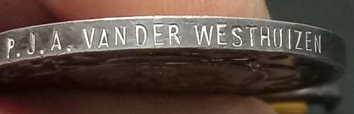 Boer War / WW2 Father and Son Medals  BURGER P.J.A. VAN DER WESTHUIZEN       No.11 & 12