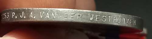 Boer War / WW2 Father and Son Medals  BURGER P.J.A. VAN DER WESTHUIZEN       No.11 & 12