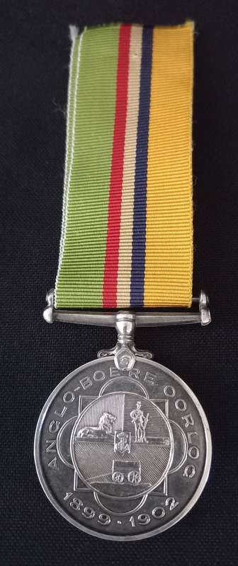 Boer War Medal Awarded To   BURGER W.H. VAN BART                No.15