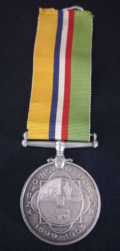 Boer War - ABO Medal Awarded To   BURGER. J.J. HERMANN                 No.18