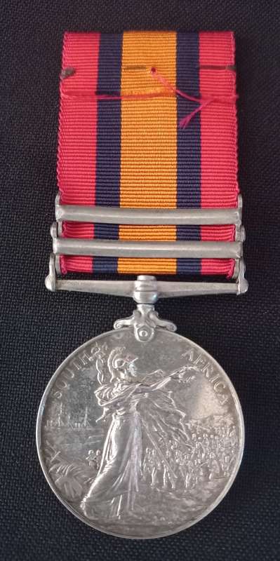Boer War - QSA Medal Awarded to 39870 Pte. ER. HOWES C.C.C.C.                 No.1