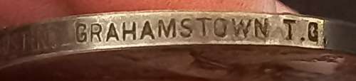 Boer War - QSA Medal Awarded To  77 PTE. W.H. AUSTIN GRAHAMSTOWN T.G.               No.3